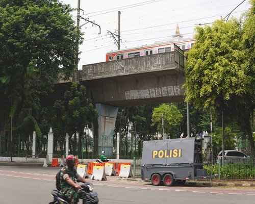 Perjalanan pulang melintasi kota